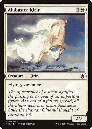Alabaster Kirin [Khans of Tarkir] | Good Games Cannington