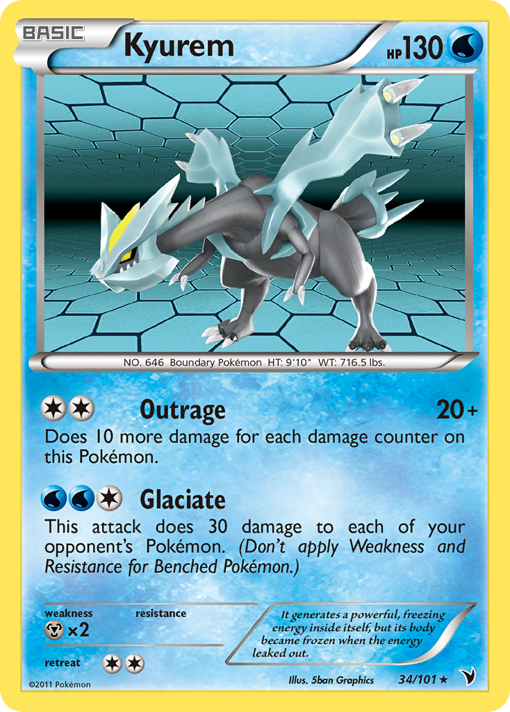 Kyurem (34/101) [Black & White: Noble Victories] | Good Games Cannington