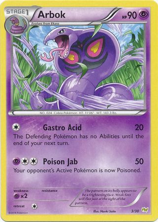 Arbok (3/30) [XY: Trainer Kit - Noivern] | Good Games Cannington
