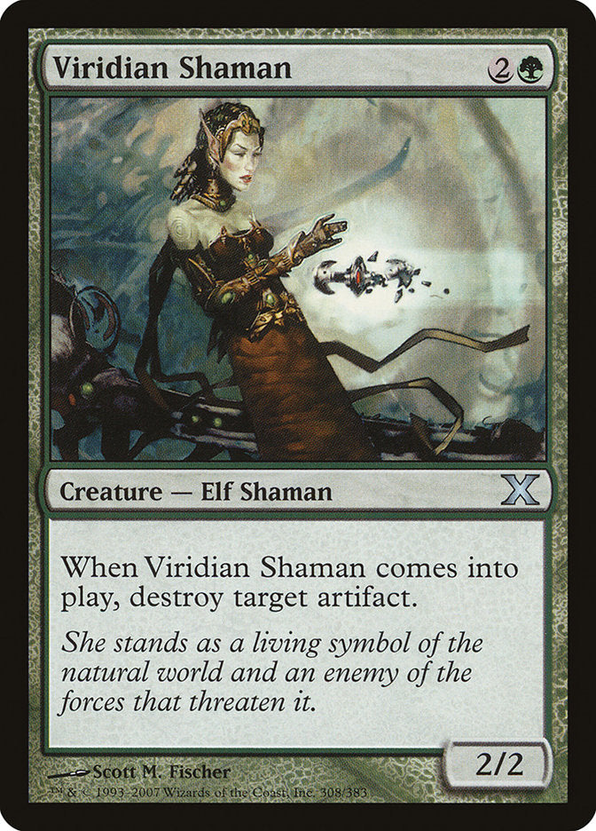 Viridian Shaman [Tenth Edition] | Good Games Cannington