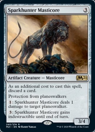Sparkhunter Masticore [Core Set 2021] | Good Games Cannington