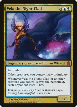 Vela the Night-Clad [Commander's Arsenal] | Good Games Cannington