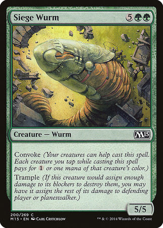 Siege Wurm [Magic 2015] | Good Games Cannington