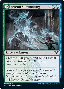 Fractal Summoning [Strixhaven: School of Mages] | Good Games Cannington