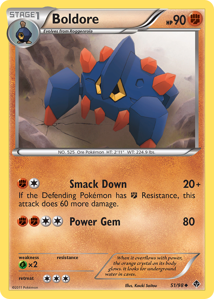 Boldore (51/98) [Black & White: Emerging Powers] | Good Games Cannington