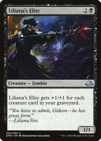 Liliana's Elite [Eldritch Moon] | Good Games Cannington