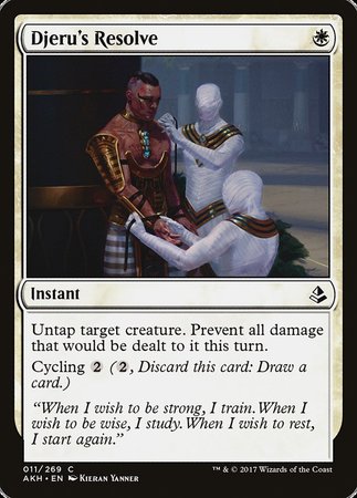 Djeru's Resolve [Amonkhet] | Good Games Cannington