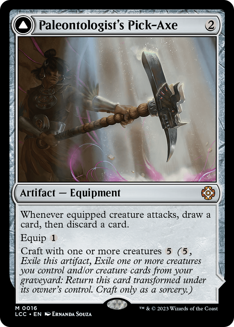 Paleontologist's Pick-Axe (Extended Art) [The Lost Caverns of Ixalan Commander] | Good Games Cannington