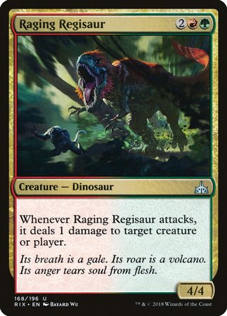 Raging Regisaur [Rivals of Ixalan] | Good Games Cannington
