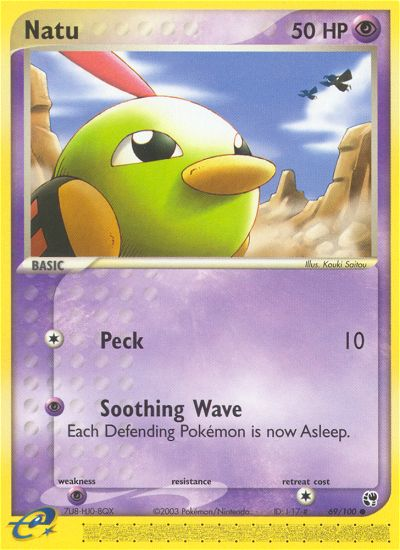 Natu (69/100) [EX: Sandstorm] | Good Games Cannington