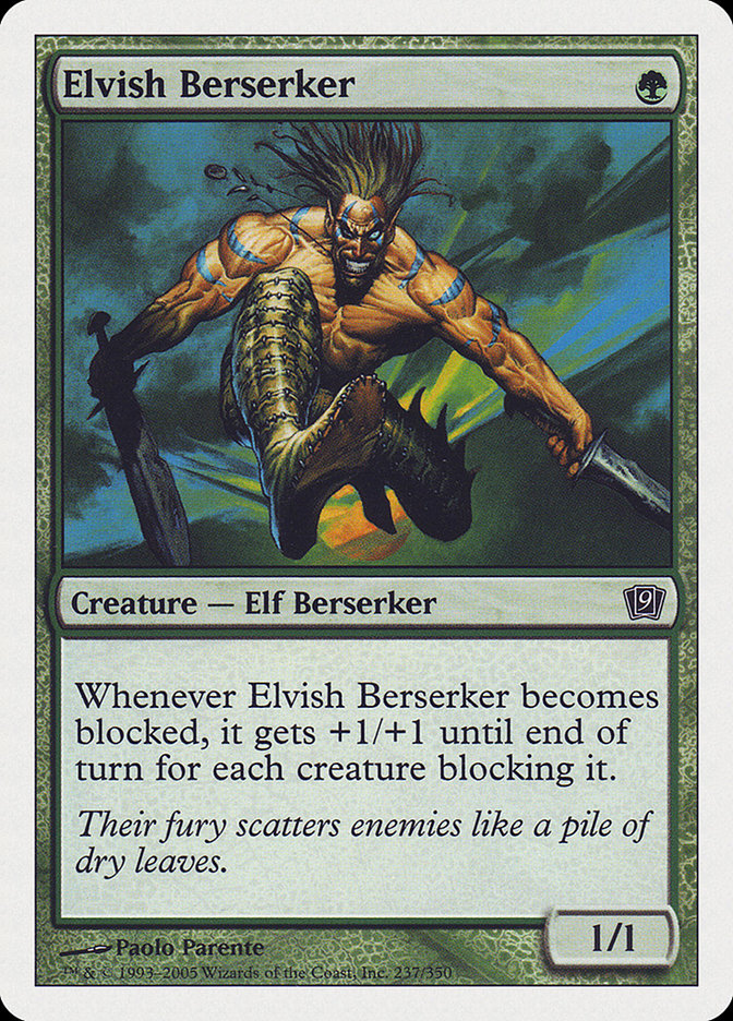 Elvish Berserker [Ninth Edition] | Good Games Cannington