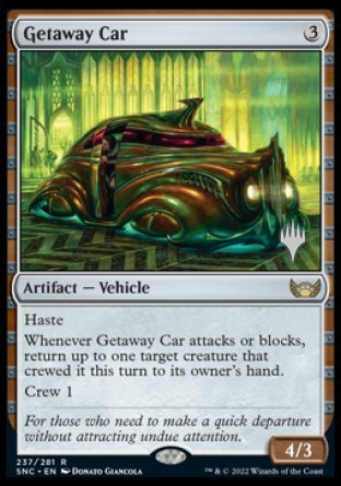Getaway Car (Promo Pack) [Streets of New Capenna Promos] | Good Games Cannington