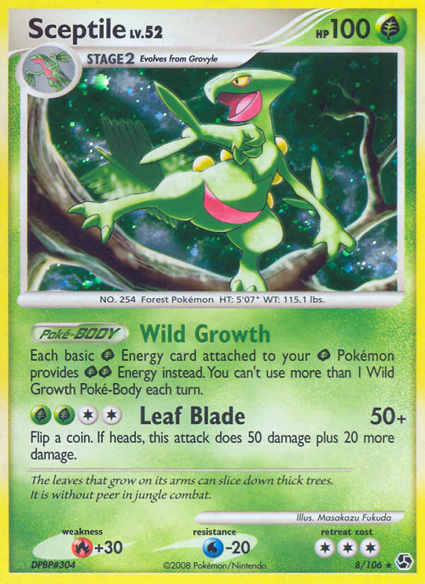 Sceptile (8/106) [Diamond & Pearl: Great Encounters] | Good Games Cannington