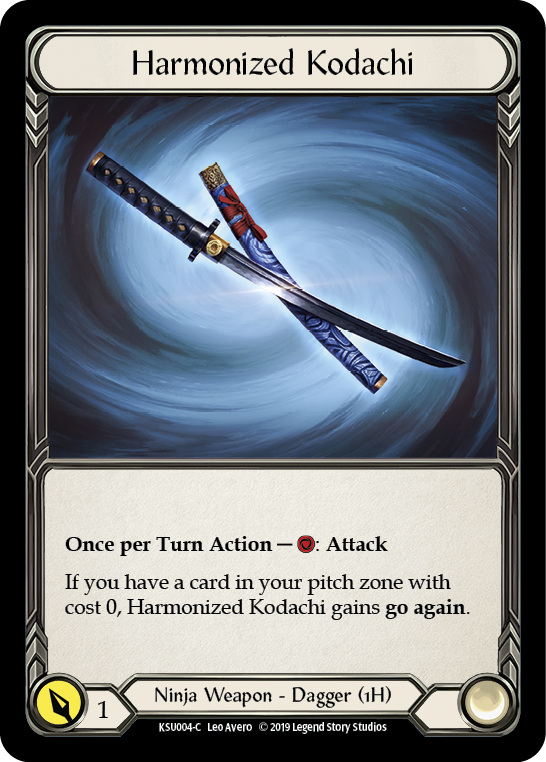 Harmonized Kodachi (reverse) [KSU004-C] 1st Edition Normal | Good Games Cannington