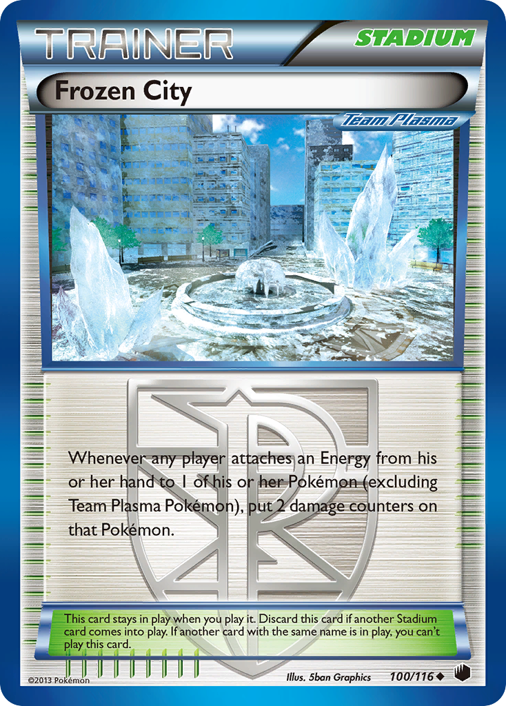 Frozen City (100/116) [Black & White: Plasma Freeze] | Good Games Cannington