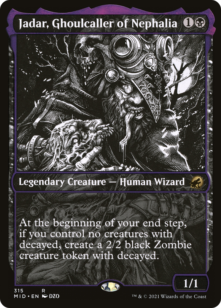 Jadar, Ghoulcaller of Nephalia (Showcase Eternal Night) [Innistrad: Midnight Hunt] | Good Games Cannington