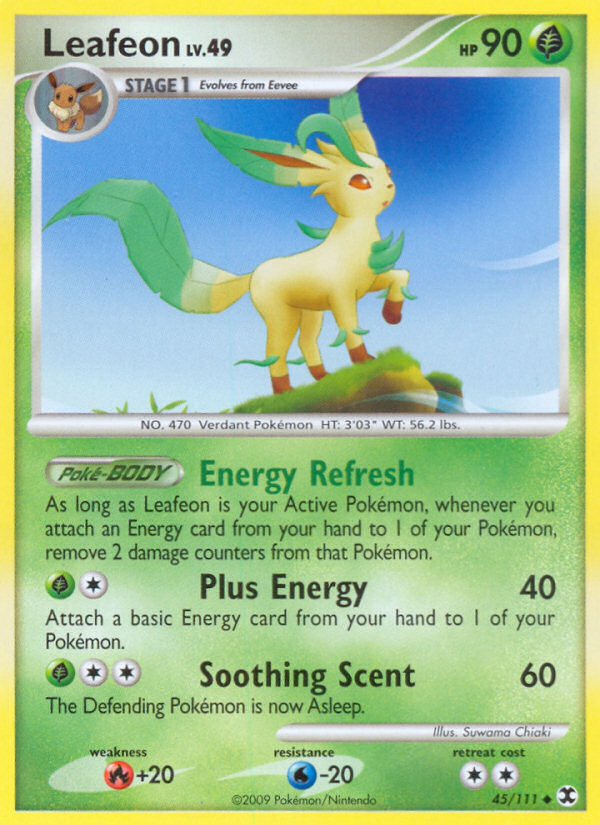 Leafeon (45/111) [Platinum: Rising Rivals] | Good Games Cannington