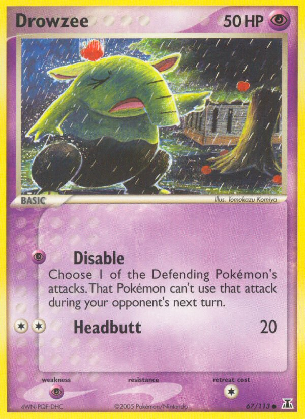 Drowzee (67/113) [EX: Delta Species] | Good Games Cannington