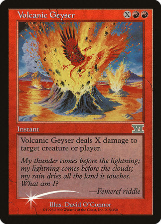 Volcanic Geyser [Friday Night Magic 2000] | Good Games Cannington