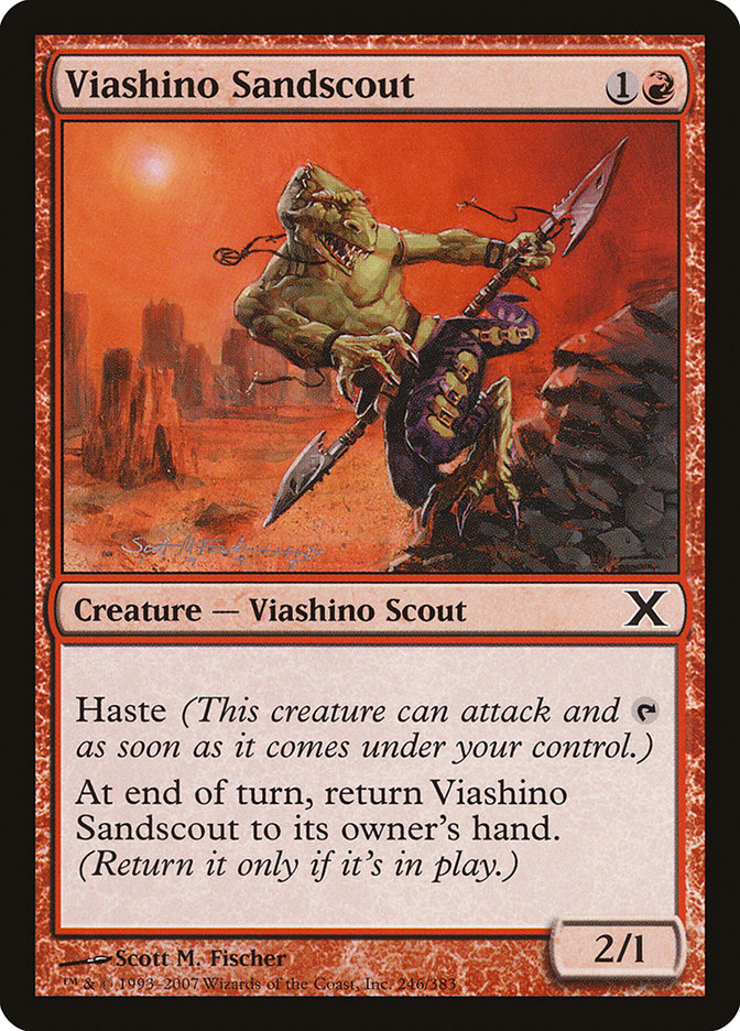 Viashino Sandscout [Tenth Edition] | Good Games Cannington