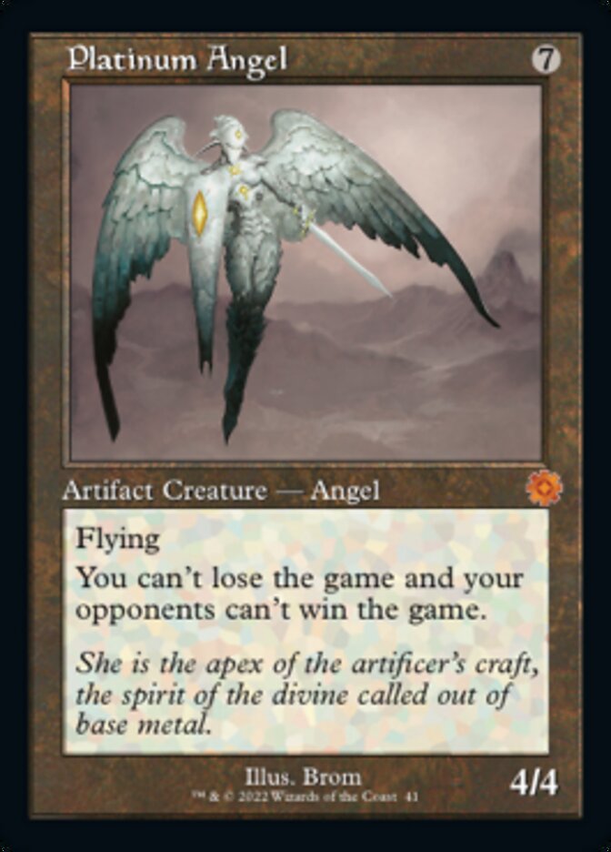 Platinum Angel (Retro) [The Brothers' War Retro Artifacts] | Good Games Cannington