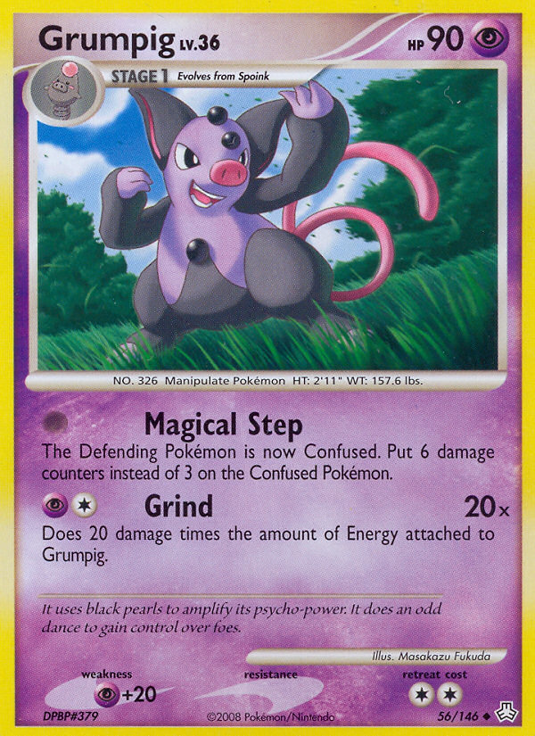 Grumpig (56/146) [Diamond & Pearl: Legends Awakened] | Good Games Cannington