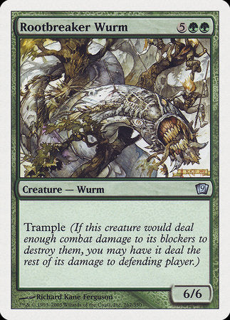Rootbreaker Wurm [Ninth Edition] | Good Games Cannington