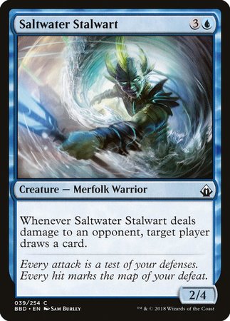 Saltwater Stalwart [Battlebond] | Good Games Cannington