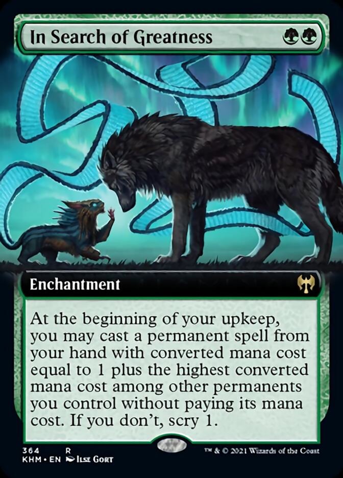In Search of Greatness (Extended Art) [Kaldheim] | Good Games Cannington