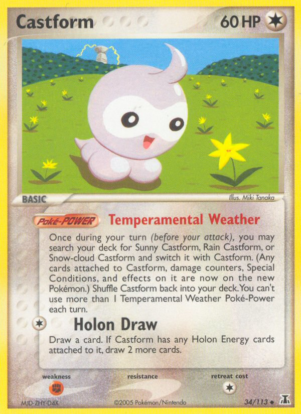 Castform (34/113) [EX: Delta Species] | Good Games Cannington