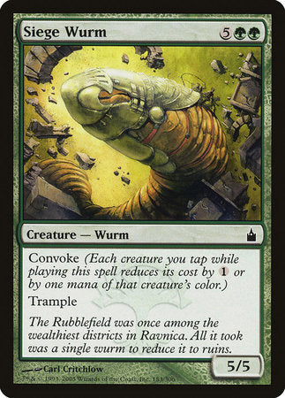 Siege Wurm [Ravnica: City of Guilds] | Good Games Cannington