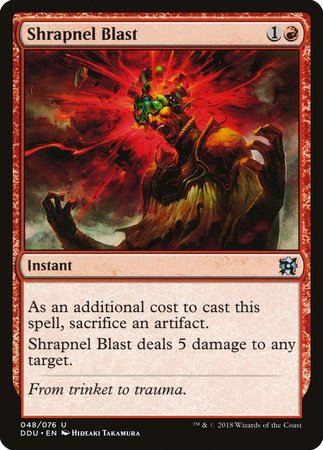 Shrapnel Blast [Duel Decks: Elves vs. Inventors] | Good Games Cannington