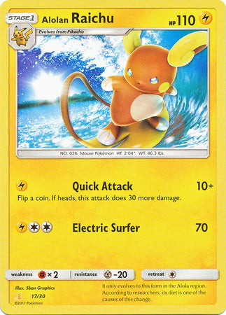 Alolan Raichu (17/30) [Sun & Moon: Trainer Kit - Alolan Raichu] | Good Games Cannington