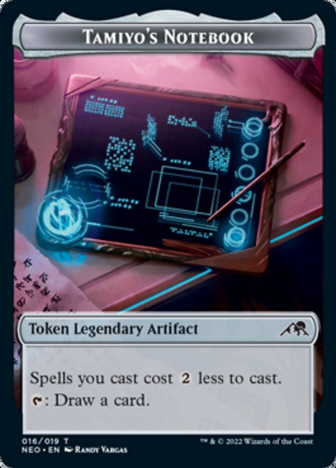 Tamiyo's Notebook Token [Kamigawa: Neon Dynasty Tokens] | Good Games Cannington