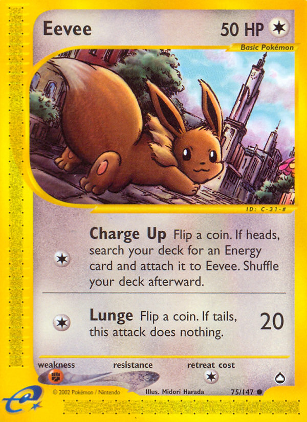 Eevee (75/147) [Aquapolis] | Good Games Cannington