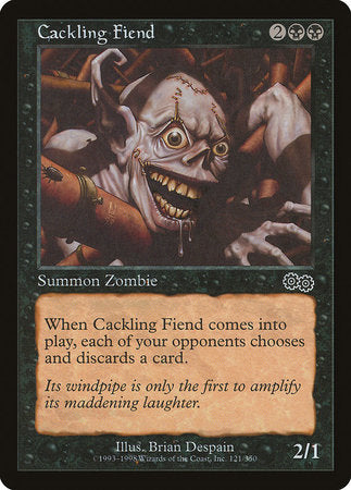 Cackling Fiend [Urza's Saga] | Good Games Cannington