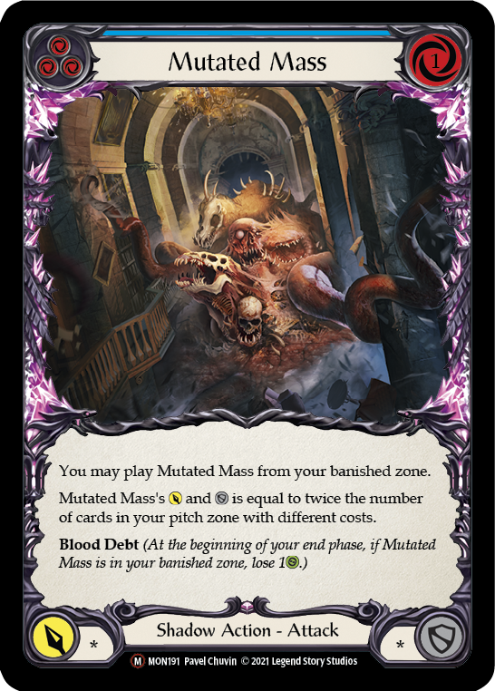 Mutated Mass [U-MON191-RF] Unlimited Rainbow Foil | Good Games Cannington