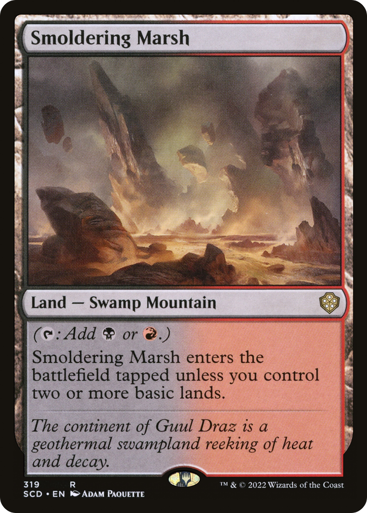 Smoldering Marsh [Starter Commander Decks] | Good Games Cannington
