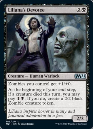 Liliana's Devotee [Core Set 2021] | Good Games Cannington
