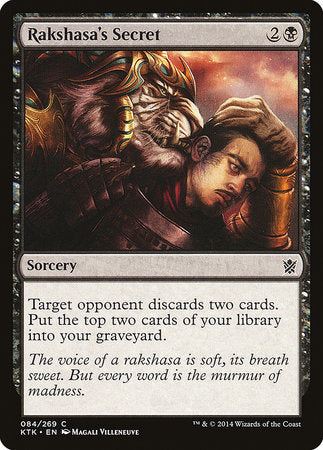 Rakshasa's Secret [Khans of Tarkir] | Good Games Cannington