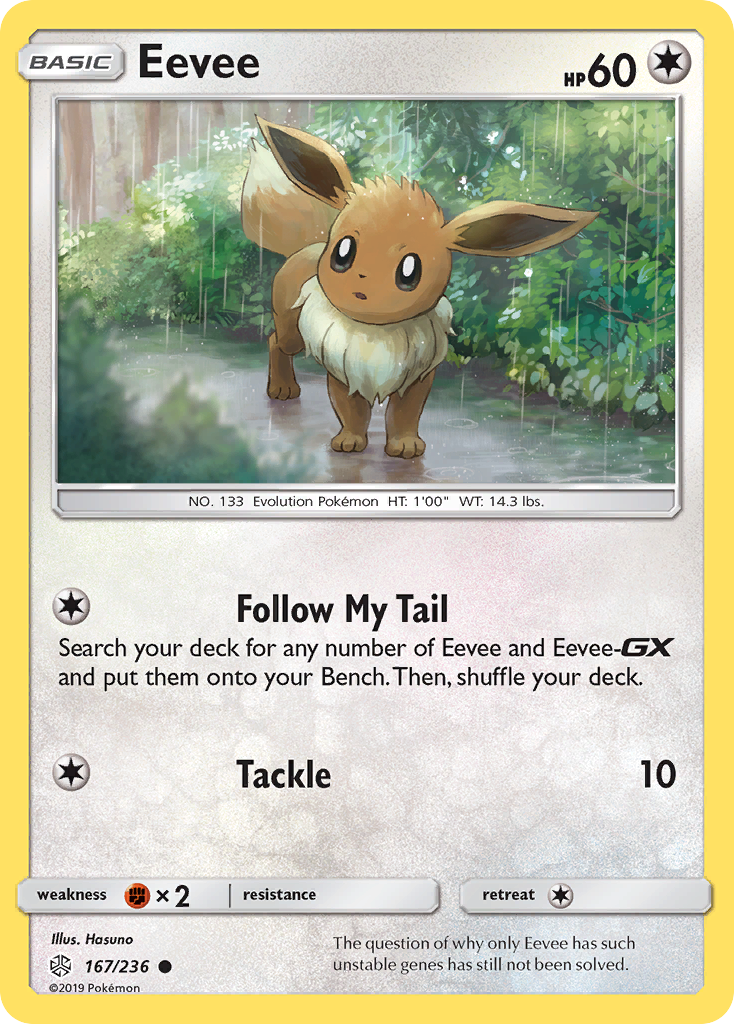 Eevee (167/236) [Sun & Moon: Cosmic Eclipse] | Good Games Cannington