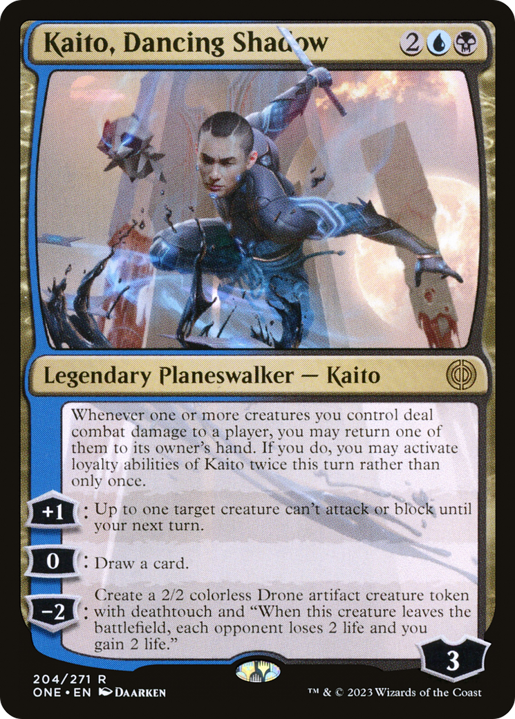 Kaito, Dancing Shadow [Phyrexia: All Will Be One] | Good Games Cannington