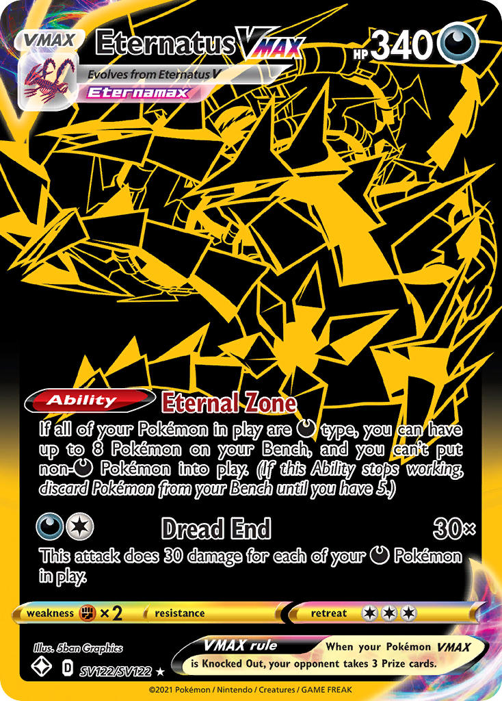 Eternatus VMAX (SV122/SV122) [Sword & Shield: Shining Fates] | Good Games Cannington