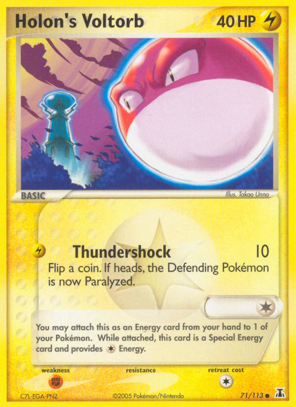 Holon's Voltorb (71/113) [EX: Delta Species] | Good Games Cannington