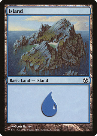 Island (100) [Duels of the Planeswalkers] | Good Games Cannington