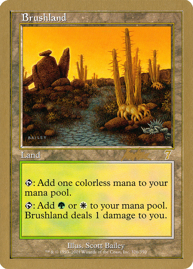 Brushland (Brian Kibler) [World Championship Decks 2002] | Good Games Cannington