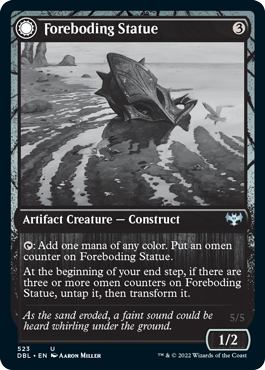 Foreboding Statue // Forsaken Thresher [Innistrad: Double Feature] | Good Games Cannington