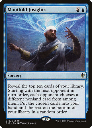 Manifold Insights [Commander 2016] | Good Games Cannington