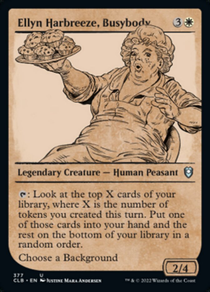 Ellyn Harbreeze, Busybody (Showcase) [Commander Legends: Battle for Baldur's Gate] | Good Games Cannington