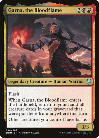 Garna, the Bloodflame [Dominaria] | Good Games Cannington